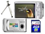 SVP Xthinn-8061 12MP Max, a 2.8 LCD Monitor with a rechargeable battery (Free-4GB SDHC Card, a Sturdy Tripod)