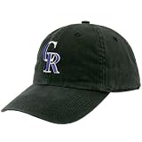 Twins Enterprise Colorado Rockies Black Franchise Fitted Hat