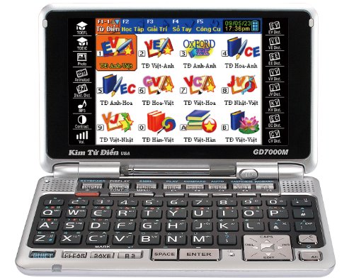 Kim Tu Dien GD-7000M: Two Way English - Vietnamese, Vietnamese - English Talking Dictionary Translator with Organizer
