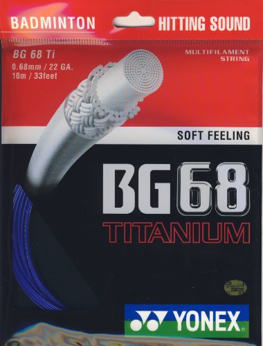 Yonex BG-68 Ti Blue Badminton String