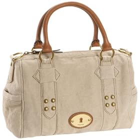 Fossil Grayson Canvas Satchel