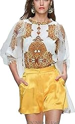 Plus Size Sexy Silk Above the Knee Spring General Print Mini Dress 