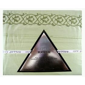 Egyptian Cotton Deep Pocket Pistachio Queen Sheet Set (4 Pieces) - Green Color Queen Sheet Set - 400 Thread Count