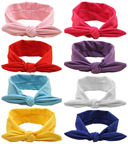 Qandsweet Baby Girl Elastic Hair Hoops Headbands