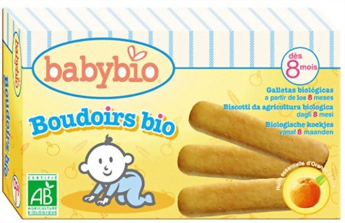 【フランス政府有機認定】 ベイビービオ オーガニック フィンガー ビスケット 120g
