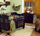Cotton Tale Derby Plaid 4 Piece Crib Bedding Set