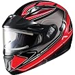 HJC Zader with Electric Shield Men's CL-Max II Snocross Snowmobile Helmet - MC-1