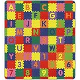 Alessco, Inc. A-Z & 0-9 Soft and Safe 9 x 10 Tile Set A-Z Play Area Tile Set Rubber