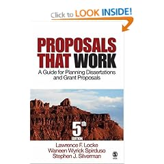 Proposals That Work: A Guide for Planning Dissertations and Grant Proposals