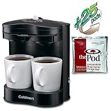 Cuisinart ® Commercial 2-cup Coffeemaker - Black (includes 25 Colombia Supremo Regular Pods)