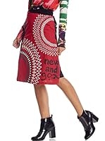 Desigual Falda Carab (Rojo)