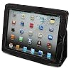 Snugg iPad 2 Case, Tasche mit Aufsteller, elastischer Handschlaufe und Premium Nubuck Innenfutter f�r Apple iPad 2, schwarz - unterst�tzt Smart Cover Funktion