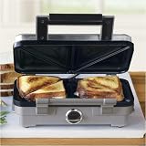 Cuisinart GR-SM Overstuffed Sandwich Maker, Brushed Stainless Steel