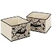 Whitmor 6686-2662 Fashion Paisley Canvas Soft Storage Accessory Shelf Drawers, Set of Two