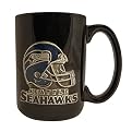 Seattle Seahawks Mugs Set of 2 - Black