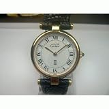 Vintage Antique watch: Pre Owned Ladies Cartier Watch Vermeil Swiss Quartz Movement 1990's by Cartier