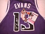 TYREKE EVANS SIGNED AUTOGRAPHED JERSEY SACRAMENTO KINGS JSA
