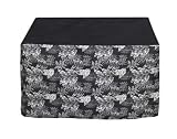 36 Metro Black Square Table Cover