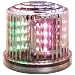Fortune PL-450MUJ Battery Powered Ultra Bright LED Standard Police Beacon, 5" Diameter x 5" Height, Multi Color