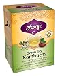Yogi Green Tea Kombucha, Herbal Tea Supplement, 16-Count Tea Bags (Pack of 6)