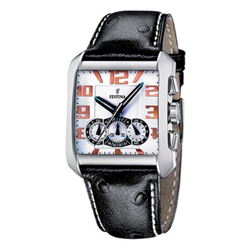 Festina Herren-Armbanduhr XL Klassik Retro Chronograph Leder F16294/1 Preisvergleich