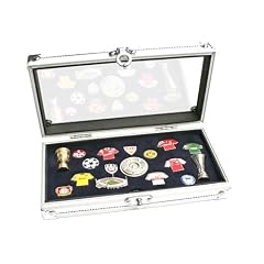 SAFE 5872 ALU Sammelkassette Sammelvitrine Format 193 x 115x 40 mm - f�r Pins Orden Anstecker Anstecknadeln Buttons �-Eier Zubeh�r Mineralien Edelsteine YuGiOH Karten