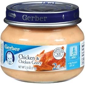 Gerber 2nd Foods Chicken and Chicken Gravy - 2.5 oz.&nbsp;12 Pack&nbsp;