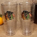 Chicago Blackhawks Set of TWO 24 oz. "Big T" Tervis Tumblers