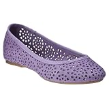 Women's Merona® Mary Suede Chop-Out Ballet Flats - Lavender