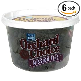 Blue Ribbon Orchard Choice Mission Figs, 12-Ounce Cup (Pack of 6)