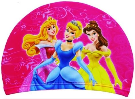 Swimming Equipment Cute Cartoon Swim Cap Lycra for Kids for Girls (princess)