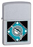 Florida Marlins Satin Chrome Zippo Lighter