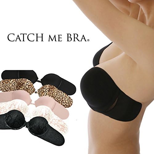 Catch Me Bra Push Up Underwired Strapless Wing Backless Adhesive
