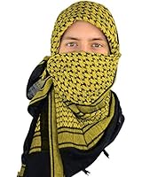 Mato & Hash Military Shemagh Tactical Desert 100% Cotton Keffiyeh Scarf Wrap