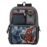 Spider-Man Backpack - Black/ Gray