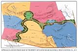 Art Poster, Approach and Division Map of Property Situated Near Hastings, N.Y. - 27.5 x 18.75