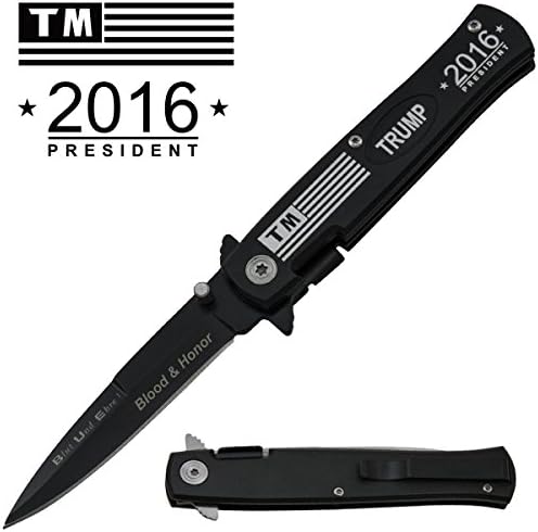 TRUMP 2016 Easy Open Folding Knife BLACK