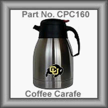 Buy Colorado Buffaloes Stainless Steel Coffee Carafe by C & J Manufacturing & Distributing Co., Inc.