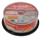 Review Maxell 275894.59.GB / DVD+RW 25 Pack Spindle 4x Speed