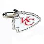 Kansas City Chiefs NFL Logo'd Executive Cufflinks w/Jewelry Box