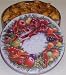 Gourmet Food : Scott's Cakes Peanut Butter Pretzel Nuggets in a Christmas Wreath Tin