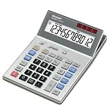 SHARP 経理仕様電卓 5年間保証 早打ち・アンサーチェック機能搭載 デスクトップタイプ 12桁 CS-D942