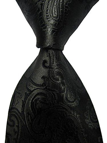 New Pulm Paisley Jacquard Woven Men's Tie Necktie