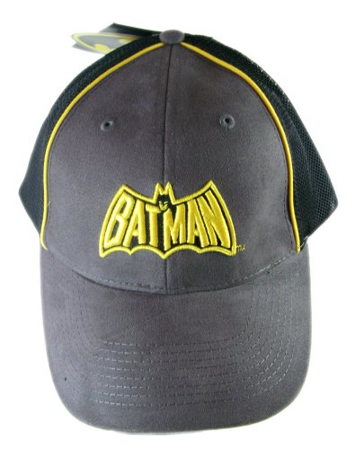  Warner Bros Darknight Cap - Back Mesh Batman Baseball Hat
