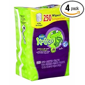 Pampers Kandoo Flushable Toilet Wipes, Magic Melon, 250 Count Refills (Pack of 4): Health &amp; Personal Care
