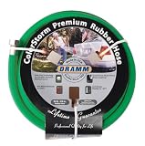 Dramm 17004 ColorStorm Premium 50-Foot-by-5/8-Inch Rubber Garden Hose, Green