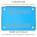 UESWILL Matte Hard Shell Case Cover Compatible with MacBook Pro (Retina, 13 inch, Early 2015/2014/2013/Late 2012), Model A1502/A1425, No CD-ROM, No USB-C, Aqua Blue