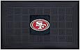 FANMATS NFL San Francisco 49ers Vinyl Door Mat