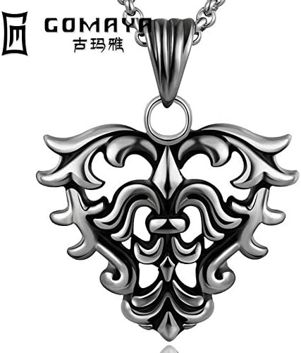 Stars Pavilion Europe And The United States Major Suit Fashion Jewelry Retro Men Punk Necklace High-Grade Titanium Picture Does Not Fade