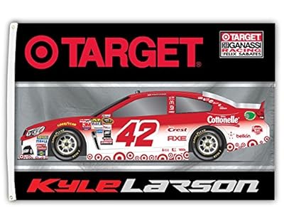 Kyle Larson #42 2016 3x5 CAR Design Flag w/grommets Outdoor Banner Nascar Racing